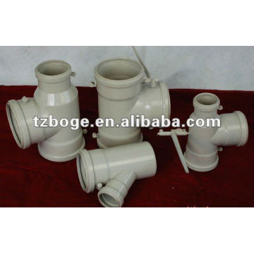 pvc y pipe fitting moulds/tee mould/plastic molding/mould factory